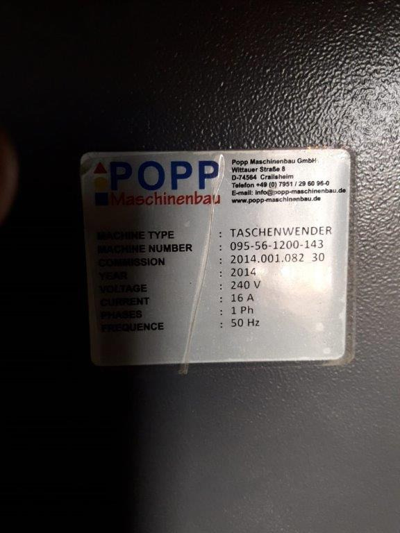 Profitec Popp mobile - height adjustable sheet turning pocket with inclined roller infeed - Folding machine: picture 5 Profitec Popp mobile - height adjustable sheet turning pocket with inclined roller infeed - Folding machine: picture 5