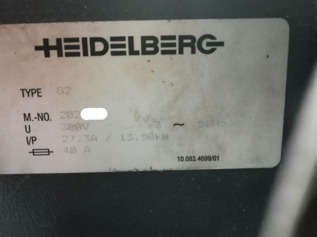 Offset printing machine excellent straight two colour Heidelberg SM 52-2 built 1998: picture 8