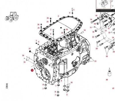 Valtra S374 Transmission Gearbox Housing 1030153100000 - Gearbox: picture 1 Valtra S374 Transmission Gearbox Housing 1030153100000 - Gearbox: picture 1
