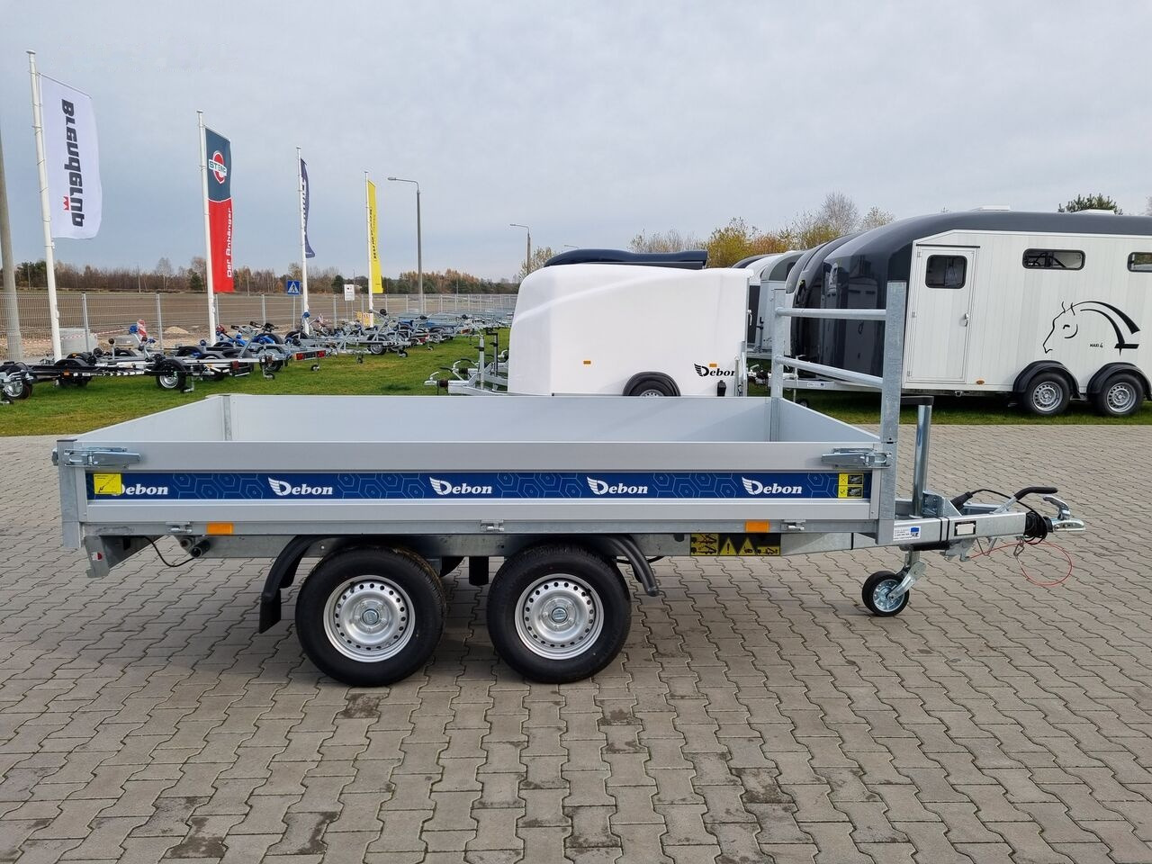 Debon PW 1.2 LUX przyczepa wywrotka kiper 1 stronny DMC 2000 kg Cheval - Tipper trailer: picture 3 Debon PW 1.2 LUX przyczepa wywrotka kiper 1 stronny DMC 2000 kg Cheval - Tipper trailer: picture 3