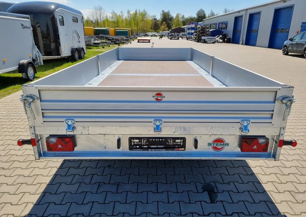 Stema Przyczepa 510x213 cm ALU 3,5T hamowana - Dropside/ Flatbed trailer: picture 4 Stema Przyczepa 510x213 cm ALU 3,5T hamowana - Dropside/ Flatbed trailer: picture 4
