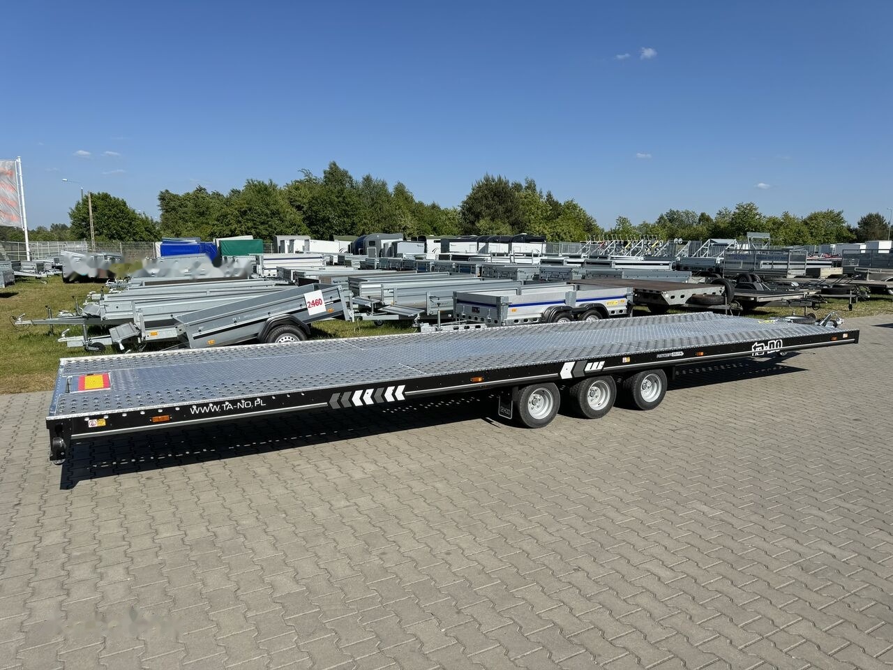 New Autotransporter trailer TA-NO TRIO 35.85 FT PREMIUM trailer for 2 cars black coated: picture 8