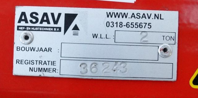 ASAV unknown | Hijsbalk Battery lifting beam 2 ton sn. 36243 outer dimensions 11 - Battery for Material handling equipment: picture 4 ASAV unknown | Hijsbalk Battery lifting beam 2 ton sn. 36243 outer dimensions 11 - Battery for Material handling equipment: picture 4