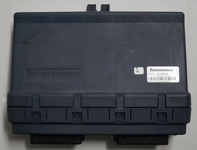 Jungheinrich 51169229 | MFC04 Index A hydraulic from ETV216 year 2013 sn. S1FX00 - ECU for Material handling equipment: picture 1 Jungheinrich 51169229 | MFC04 Index A hydraulic from ETV216 year 2013 sn. S1FX00 - ECU for Material handling equipment: picture 1