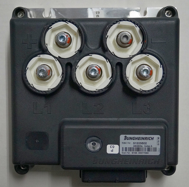 Jungheinrich 51225602 | Stuur regeling steering Controller AS4803 Z index A from - ECU for Material handling equipment: picture 1 Jungheinrich 51225602 | Stuur regeling steering Controller AS4803 Z index A from - ECU for Material handling equipment: picture 1
