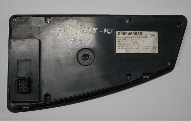 Still 433054 | Display v1,00 hw v2,00 sw sr 463 0009460835 399302245/0000 for F - Dashboard for Material handling equipment: picture 2 Still 433054 | Display v1,00 hw v2,00 sw sr 463 0009460835 399302245/0000 for F - Dashboard for Material handling equipment: picture 2