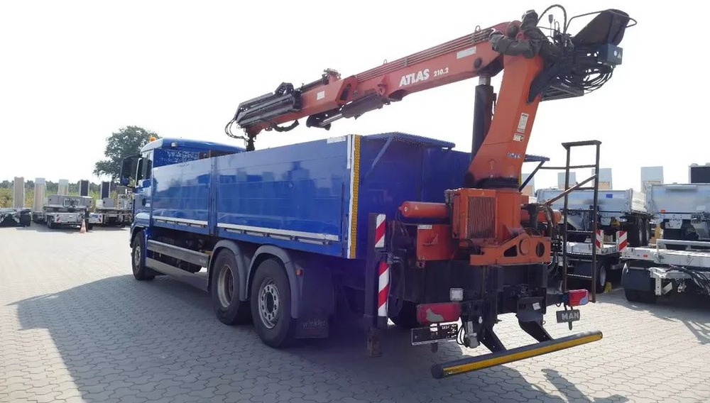 MAN TGS 26.460 – Platforma z żurawiem HDS tylnym do materiałów budowlanych / Retarder / 6x2 / Klima / Euro 6 - Crane truck, Dropside/ Flatbed truck: picture 3 MAN TGS 26.460 – Platforma z żurawiem HDS tylnym do materiałów budowlanych / Retarder / 6x2 / Klima / Euro 6 - Crane truck, Dropside/ Flatbed truck: picture 3