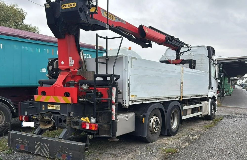 Mercedes-Benz ACTROS 2545 / 6x2 / HDS Palfinger PK 20.501 sterowany radiowo / Przyczepa w zestawie / Euro6/ Przebieg 340 000km - Dropside/ Flatbed truck, Crane truck: picture 2 Mercedes-Benz ACTROS 2545 / 6x2 / HDS Palfinger PK 20.501 sterowany radiowo / Przyczepa w zestawie / Euro6/ Przebieg 340 000km - Dropside/ Flatbed truck, Crane truck: picture 2
