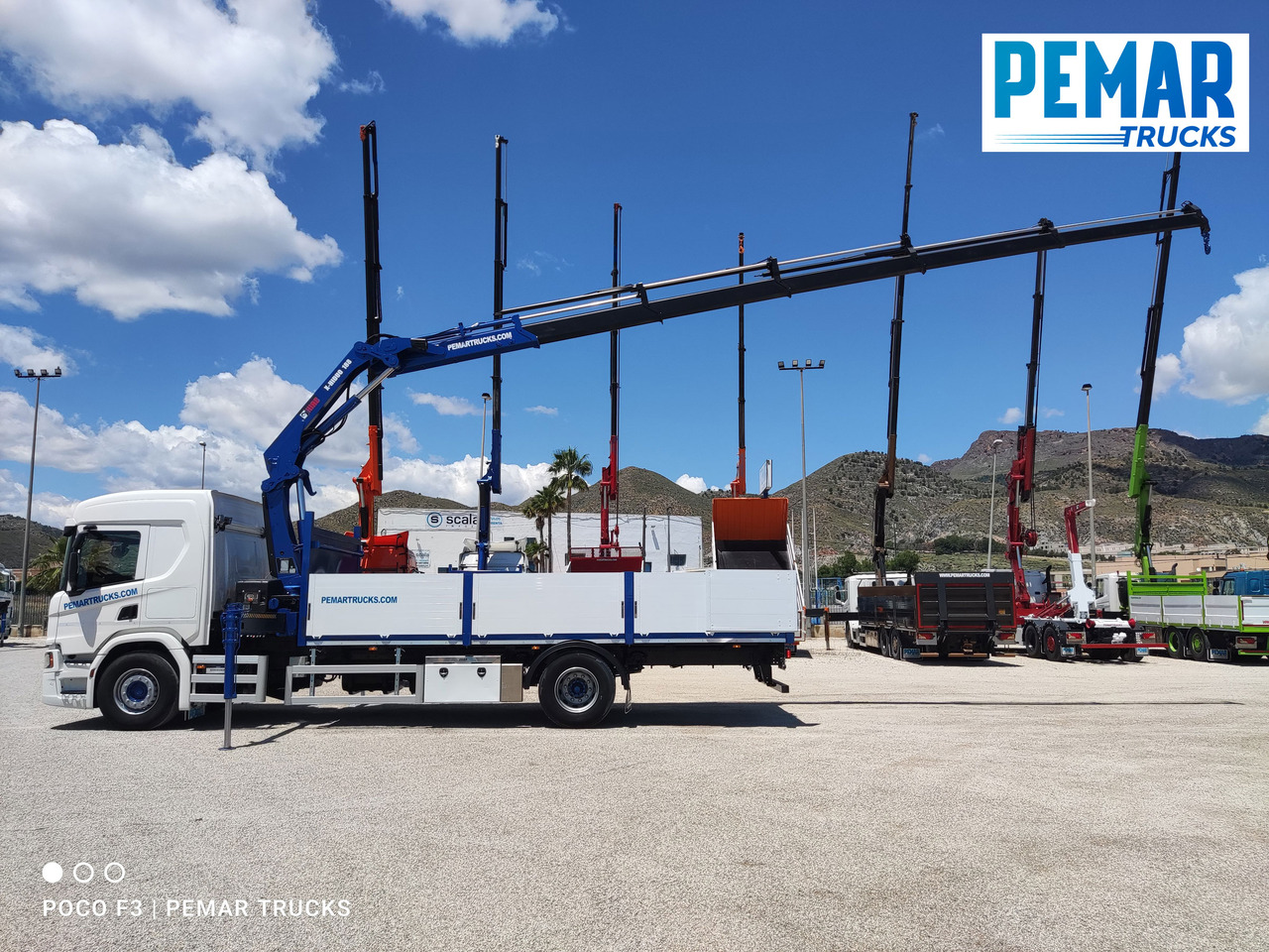 SCANIA P 370 GRUA CAJA FIJA 18T - Crane truck: picture 4 SCANIA P 370 GRUA CAJA FIJA 18T - Crane truck: picture 4