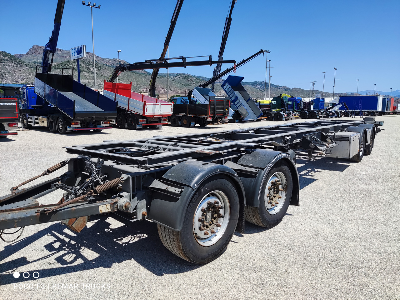 SCHMITZ CARGOBULL KO36 CHASIS MEGATRAILER 4 ejes - Chassis trailer: picture 1 SCHMITZ CARGOBULL KO36 CHASIS MEGATRAILER 4 ejes - Chassis trailer: picture 1