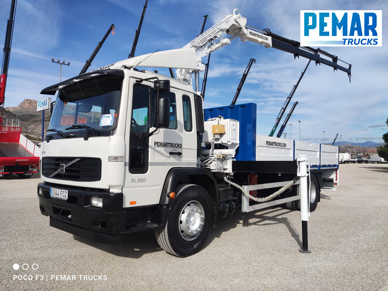 VOLVO FL 250 GRUA CAJA FIJA - Dropside/ Flatbed truck, Crane truck: picture 1 VOLVO FL 250 GRUA CAJA FIJA - Dropside/ Flatbed truck, Crane truck: picture 1