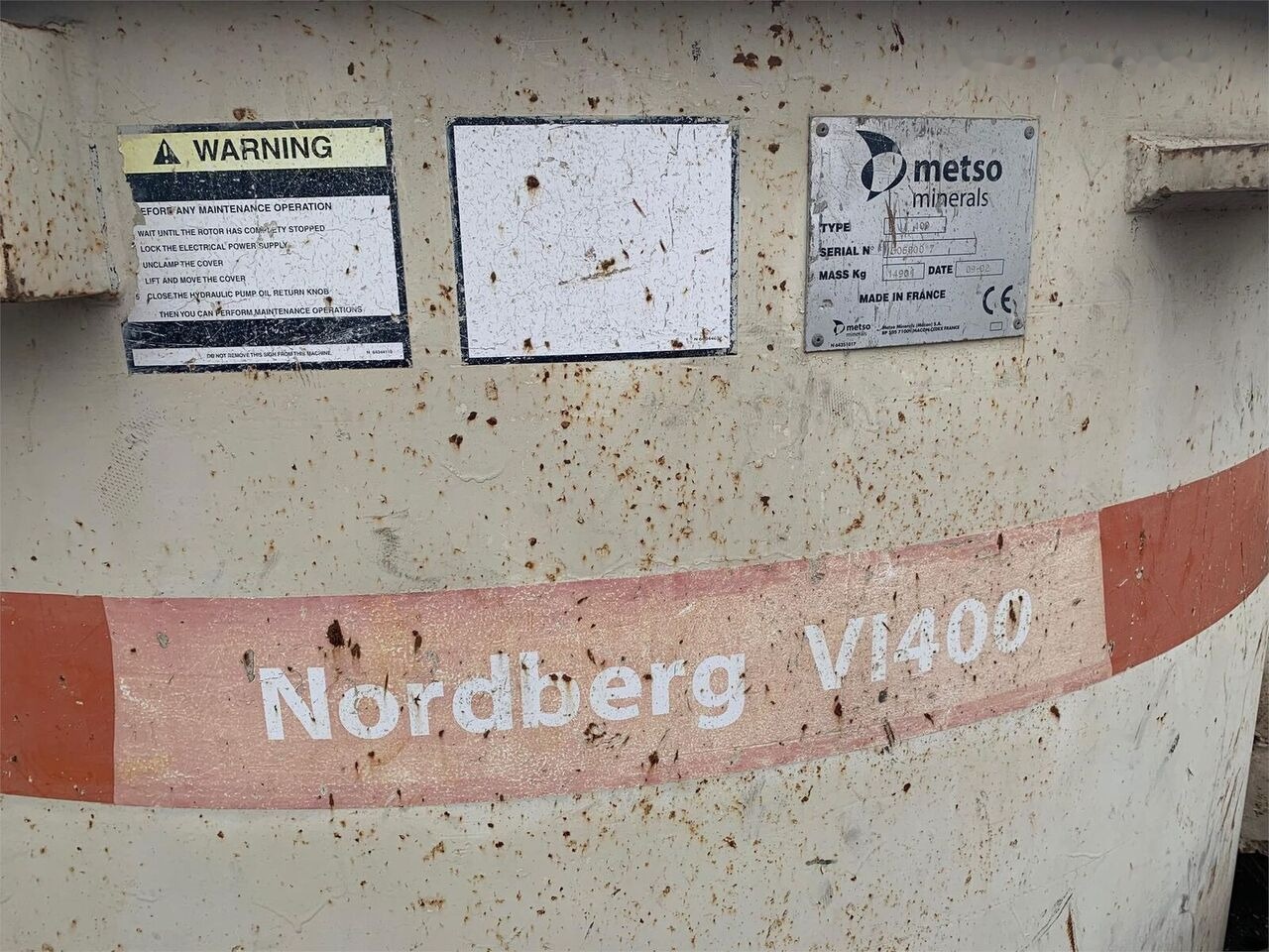 Nordberg VI400 - Cone crusher: picture 2 Nordberg VI400 - Cone crusher: picture 2