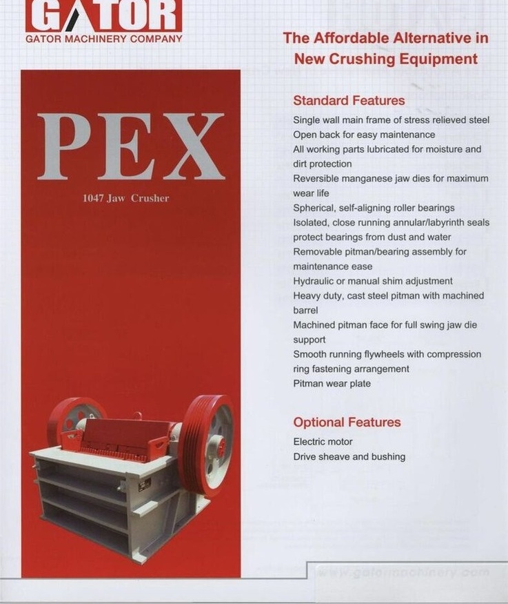 TerraGator GATOR PEX250X1200 Jaw Crusher - Jaw crusher: picture 2 TerraGator GATOR PEX250X1200 Jaw Crusher - Jaw crusher: picture 2