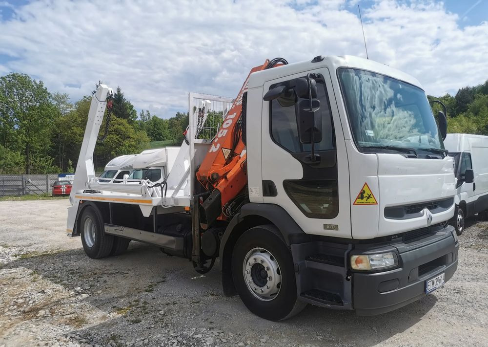 Renault Premium 270DCi + żuraw HDS Atlas 105.2 + Bramowiec MEILLER 12t Kontener - Skip loader truck: picture 2 Renault Premium 270DCi + żuraw HDS Atlas 105.2 + Bramowiec MEILLER 12t Kontener - Skip loader truck: picture 2