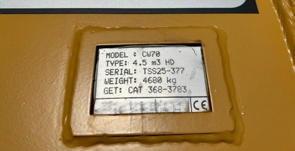 CW 70 Rock Bucket  - Bucket for Construction machinery: picture 4 CW 70 Rock Bucket  - Bucket for Construction machinery: picture 4