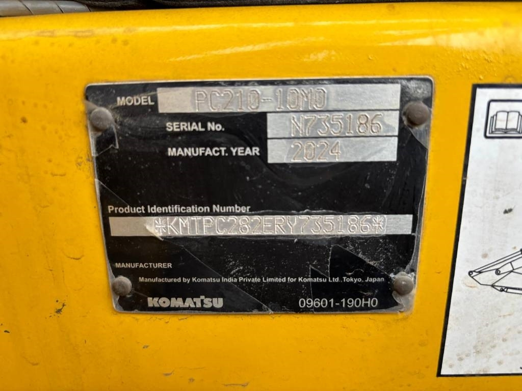 New Crawler excavator Komatsu PC 210-10M0 (New / Non CE Certified): picture 8