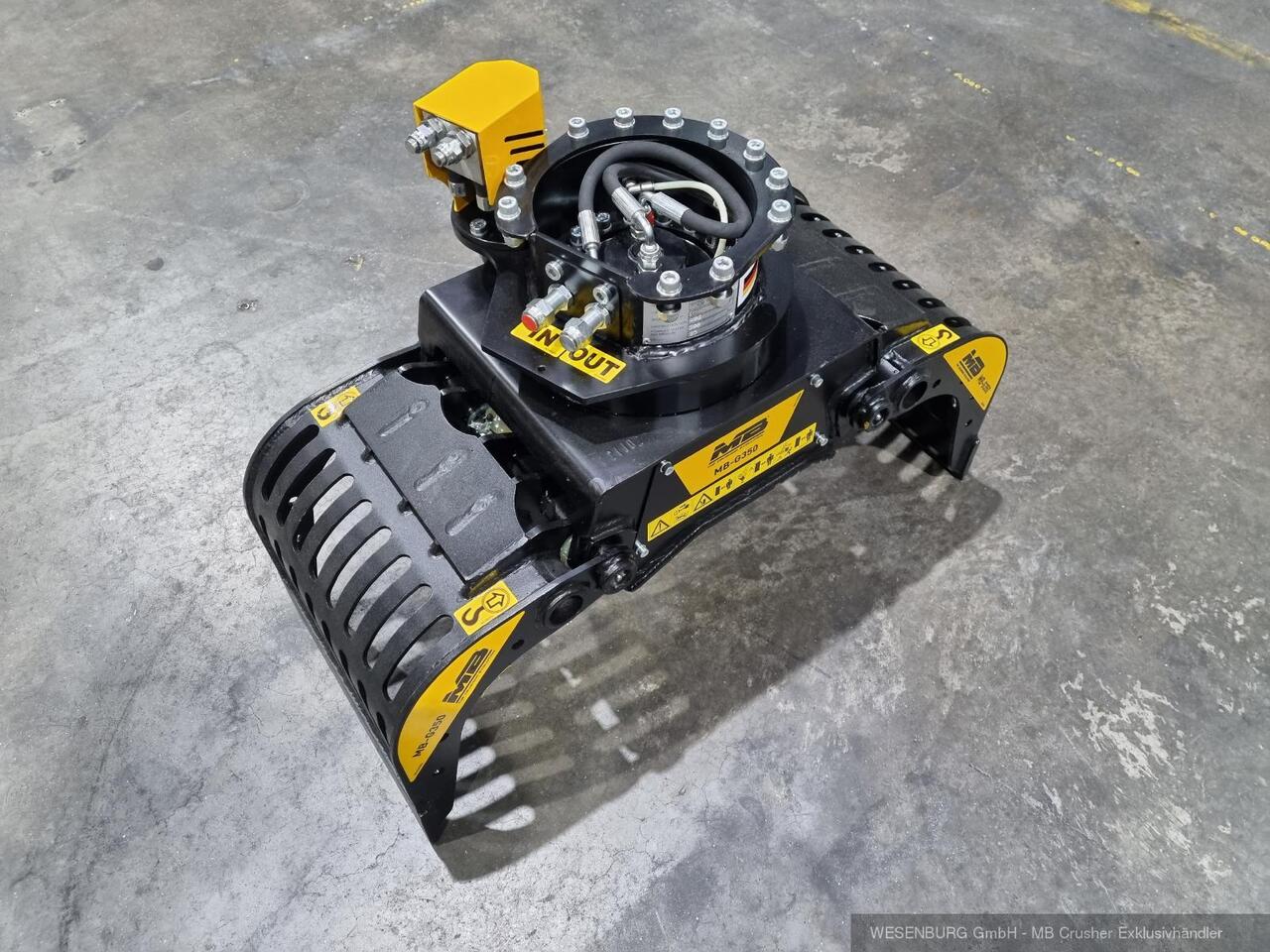 MB Crusher Sortiergreifer MB-G350 Anbauklasse 1,3 - 2,6 t - Grapple for Construction machinery: picture 2 MB Crusher Sortiergreifer MB-G350 Anbauklasse 1,3 - 2,6 t - Grapple for Construction machinery: picture 2