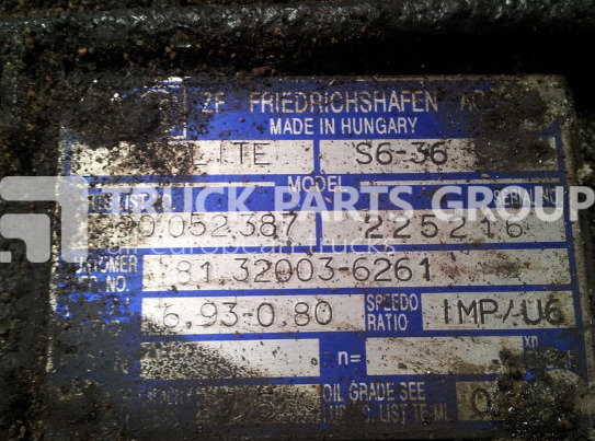 MAN TGL, TGM, TGS, L2000, 8.163, 12.224 gearbox S6-36 gearbox - Gearbox for Truck: picture 2 MAN TGL, TGM, TGS, L2000, 8.163, 12.224 gearbox S6-36 gearbox - Gearbox for Truck: picture 2