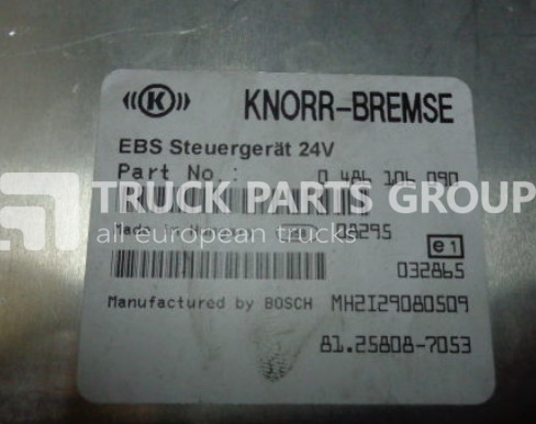 MAN electronic brake system EBS, ECU, 81258087053, KNORR-BREMSE 0486 control unit - ECU for Truck: picture 1 MAN electronic brake system EBS, ECU, 81258087053, KNORR-BREMSE 0486 control unit - ECU for Truck: picture 1