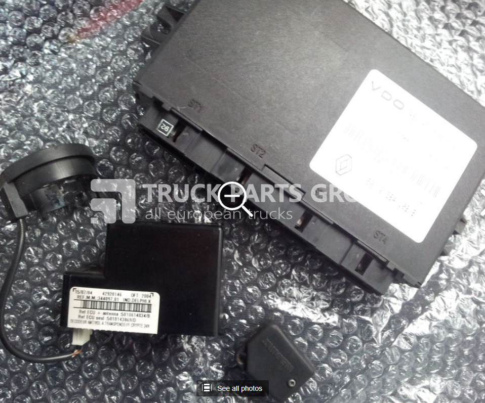 RENAULT Premium DCI 420 Ignition set, ECU + VECU + CHIP+ transponder 501 control unit - ECU for Truck: picture 1 RENAULT Premium DCI 420 Ignition set, ECU + VECU + CHIP+ transponder 501 control unit - ECU for Truck: picture 1