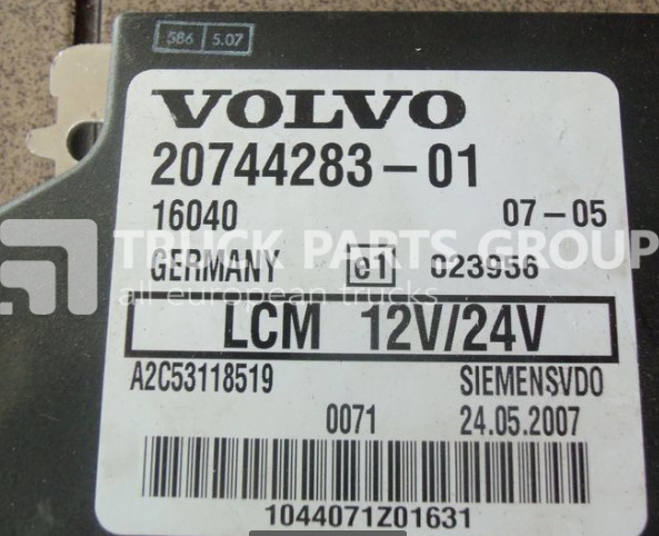 VOLVO FH13, FH13 EURO 4, EURO 5 emission LCM control unit, lightning u control unit - ECU for Truck: picture 1 VOLVO FH13, FH13 EURO 4, EURO 5 emission LCM control unit, lightning u control unit - ECU for Truck: picture 1