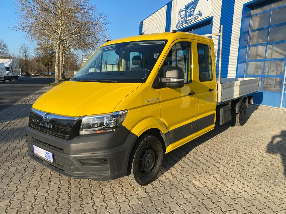 MAN TGE 3.140 Doka Pritsche Lang *STANDHZG* AHK*24 MONATE GARANTIE*1.HAND*INKL.19% MWST*SOFORT!* - Flatbed van, Combi van: picture 3 MAN TGE 3.140 Doka Pritsche Lang *STANDHZG* AHK*24 MONATE GARANTIE*1.HAND*INKL.19% MWST*SOFORT!* - Flatbed van, Combi van: picture 3