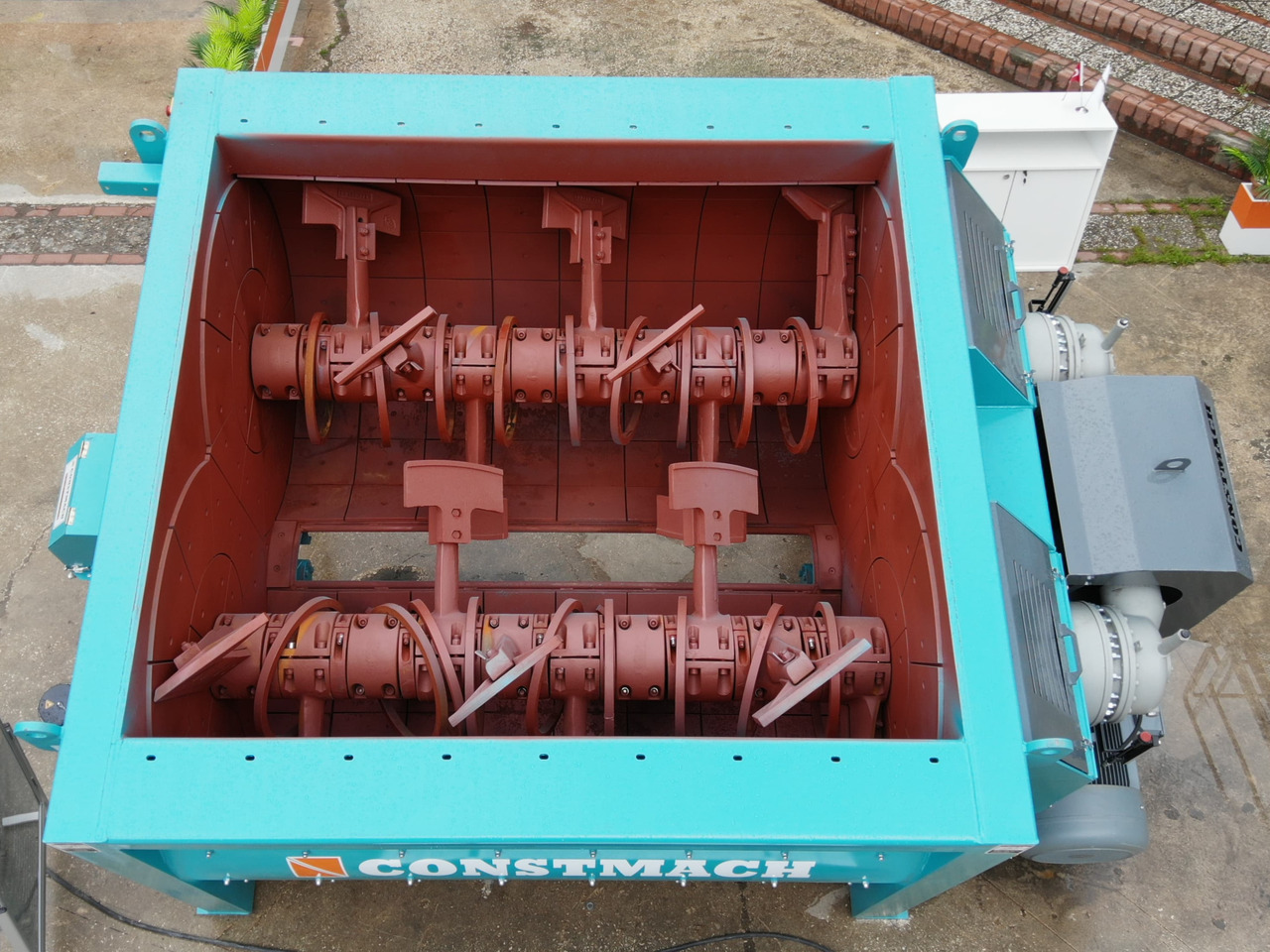 Constmach Mélangeur à Béton à Double Arbre ( Mélangeur à Palettes ) - Concrete mixer: picture 2 Constmach Mélangeur à Béton à Double Arbre ( Mélangeur à Palettes ) - Concrete mixer: picture 2