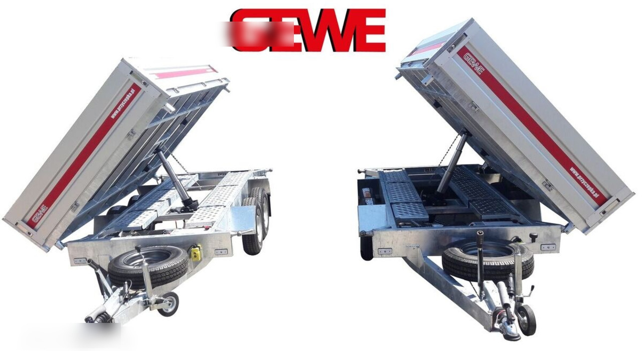 Gewe Kiper 3 stronny 3x1,8m - P3500 F/4 - Tipper trailer: picture 2 Gewe Kiper 3 stronny 3x1,8m - P3500 F/4 - Tipper trailer: picture 2