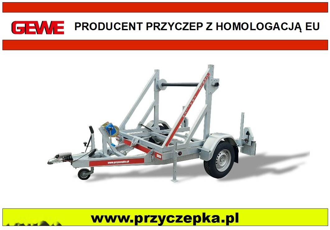 Gewe P1800D/1 - Cable drum trailer: picture 1 Gewe P1800D/1 - Cable drum trailer: picture 1