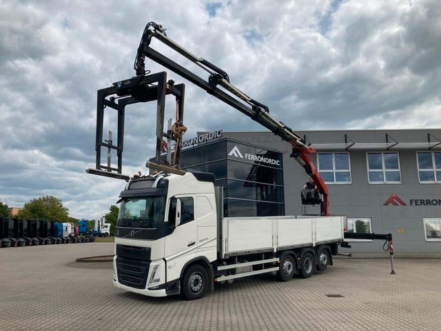 Volvo FH460 8x2 TRIDEM VLA&NLA gelenkt*FASSI F215AS.24 - Dropside/ Flatbed truck, Crane truck: picture 1 Volvo FH460 8x2 TRIDEM VLA&NLA gelenkt*FASSI F215AS.24 - Dropside/ Flatbed truck, Crane truck: picture 1