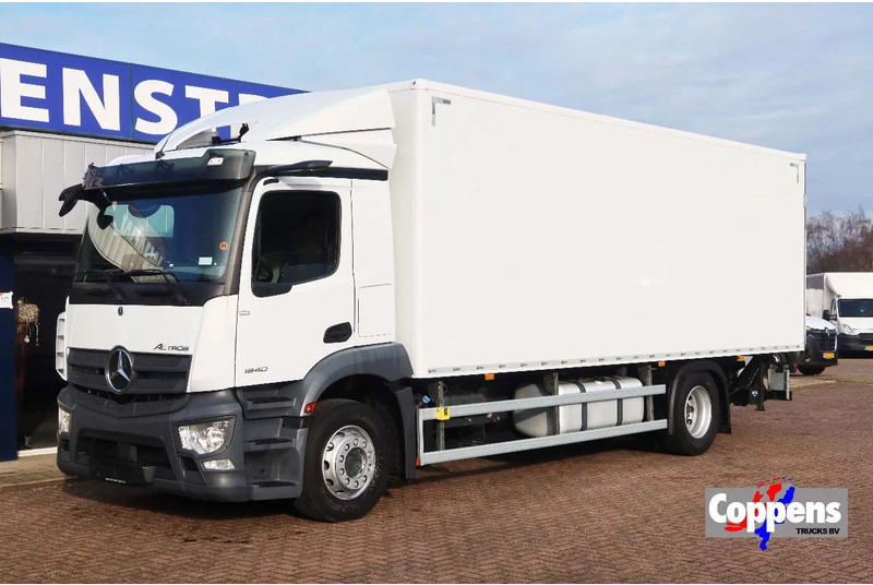 Mercedes-Benz Actros 1840 L Bkawagen+ BAR klep 2.000kg met Gesioleerde bak - Box truck: picture 1 Mercedes-Benz Actros 1840 L Bkawagen+ BAR klep 2.000kg met Gesioleerde bak - Box truck: picture 1