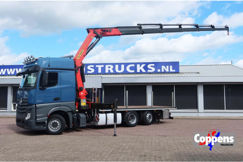 Mercedes-Benz Actros 2542 2542 L Openwagen+Kraan Palginer PK 3302 EH - Crane truck: picture 1 Mercedes-Benz Actros 2542 2542 L Openwagen+Kraan Palginer PK 3302 EH - Crane truck: picture 1