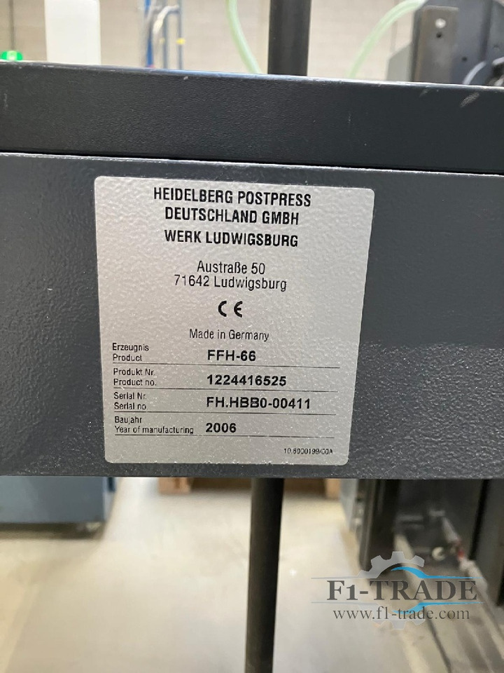 Heidelberg Stahlfolder KH 66/4-KL - Folding machine: picture 5 Heidelberg Stahlfolder KH 66/4-KL - Folding machine: picture 5