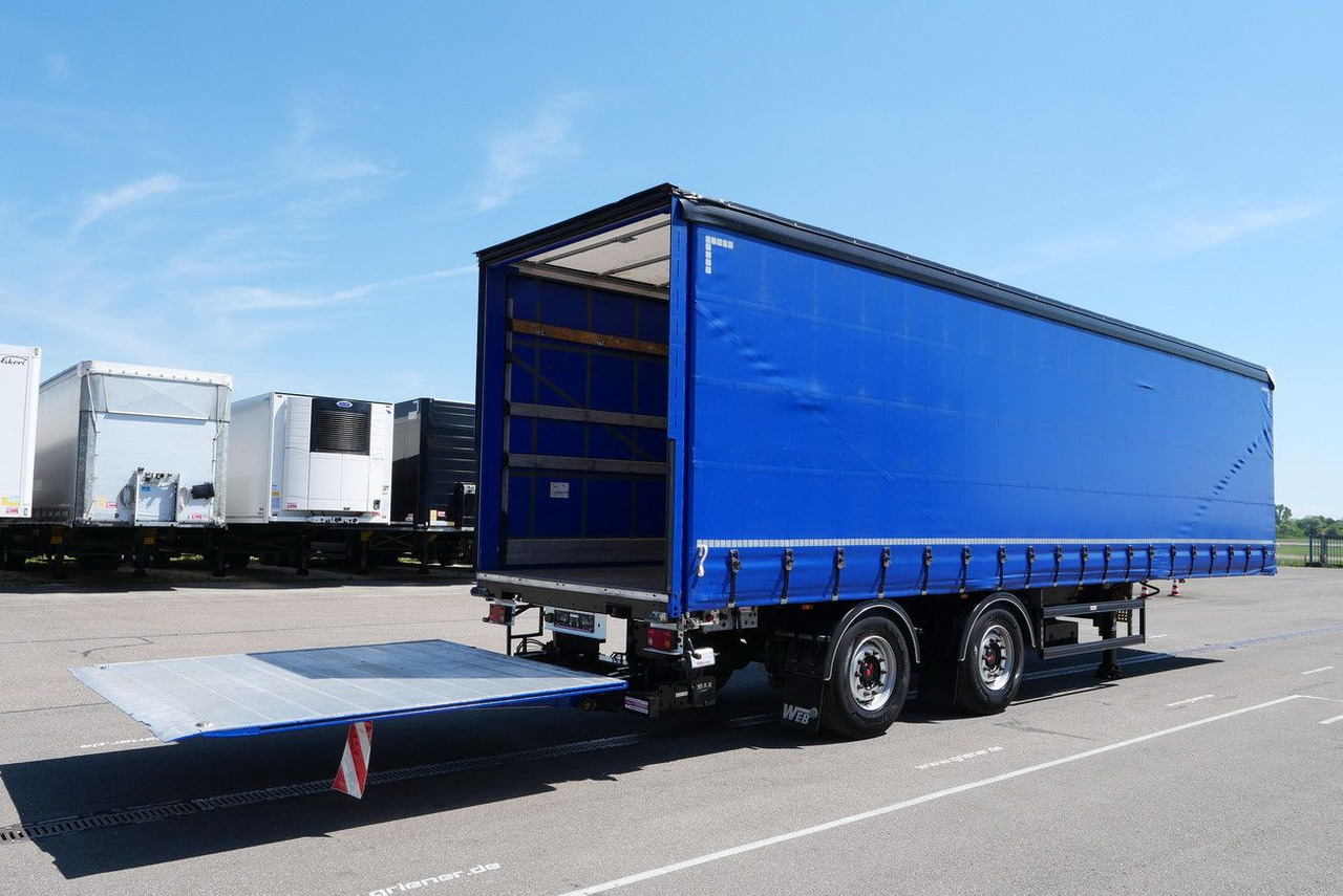 Curtainsider semi-trailer Web-Trailer LPRS 18 / CITY TRIDEC /GARDINE/LBW 2500 kg/SAF: picture 21