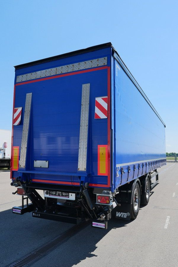Curtainsider semi-trailer Web-Trailer LPRS 18 / CITY TRIDEC /GARDINE/LBW 2500 kg/SAF: picture 9