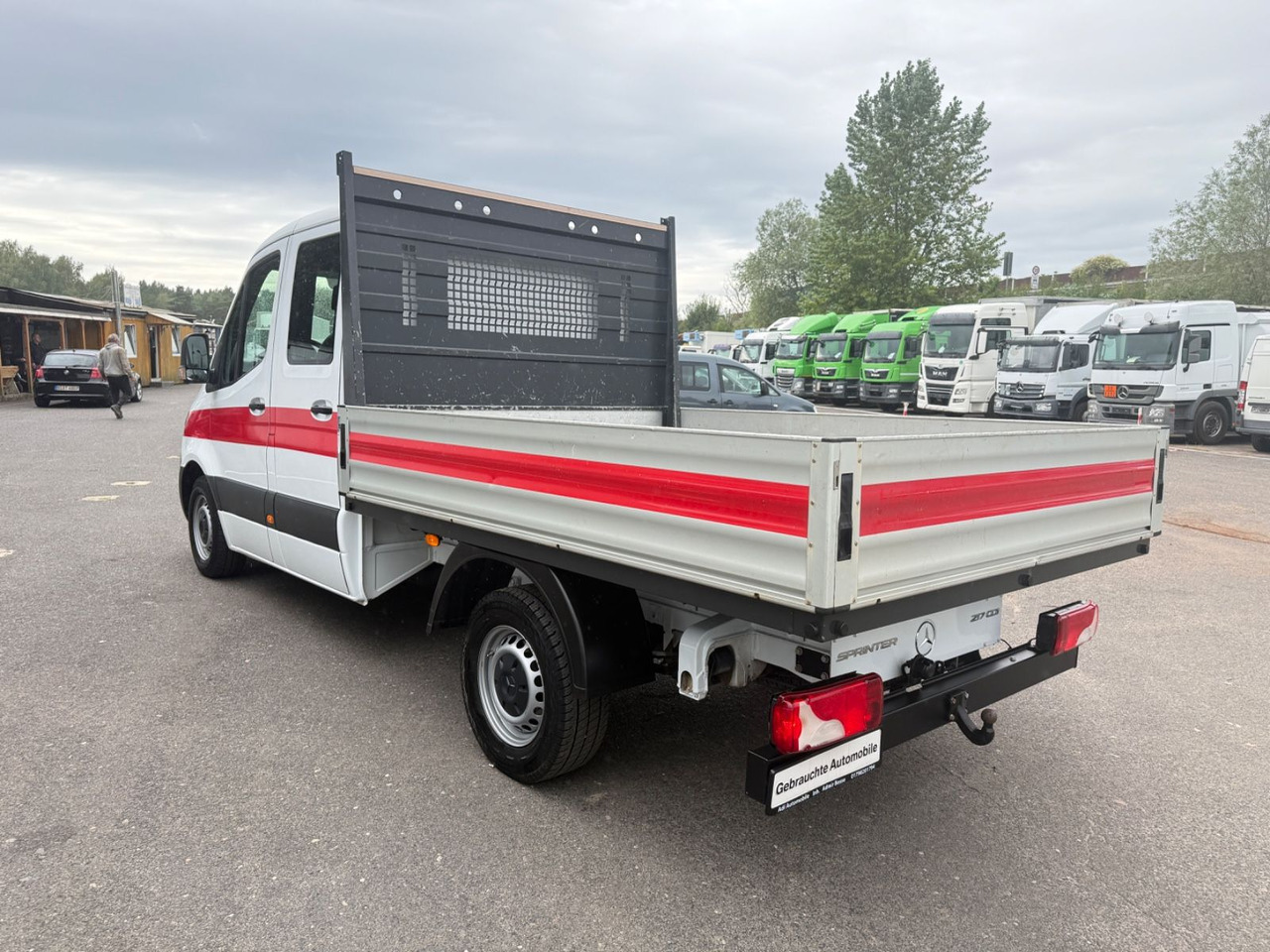 Flatbed van, Combi van Mercedes-Benz Sprinter 217 Pritsche DoKa: picture 8