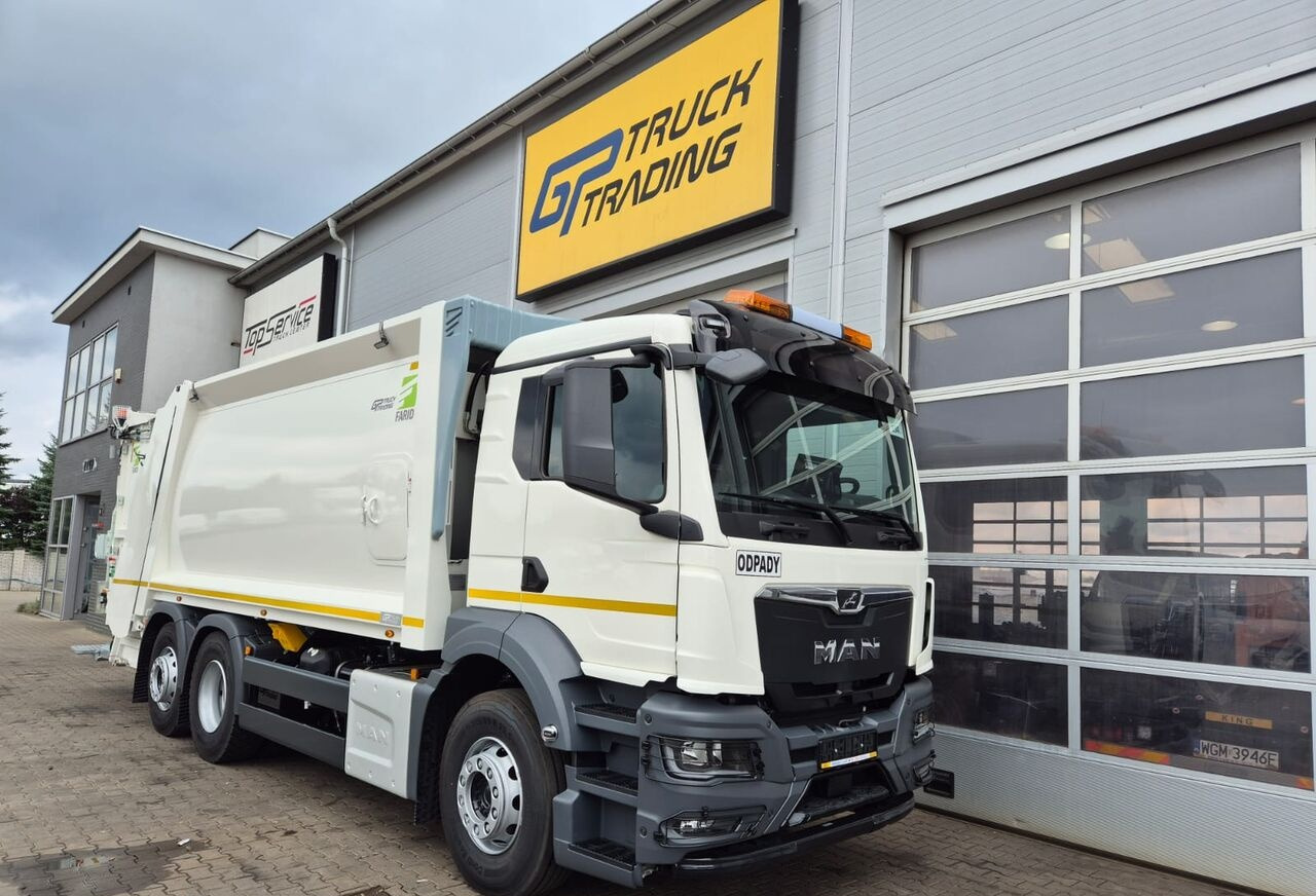 MAN TGS 26.330, zabudowa Farid, wrzutnik automatyczny - Garbage truck: picture 3 MAN TGS 26.330, zabudowa Farid, wrzutnik automatyczny - Garbage truck: picture 3