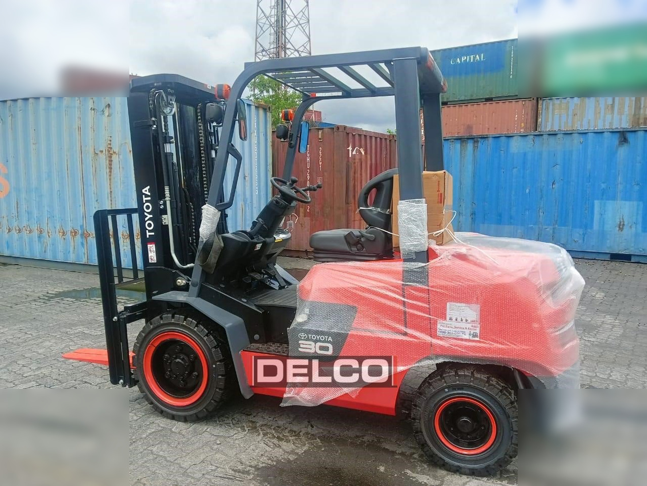 TOYOTA FDZN30 - Forklift: picture 4 TOYOTA FDZN30 - Forklift: picture 4