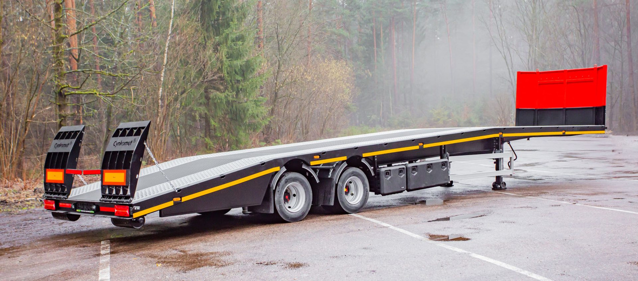 New Dropside/ Flatbed semi-trailer Cynkomet Plattformauflieger - Anhänger / Semi-trailer / Semi-remorque / Semirremolque plataforma / Semirimorchio con piattaforma / Naczepa platformowa 27 t: picture 12
