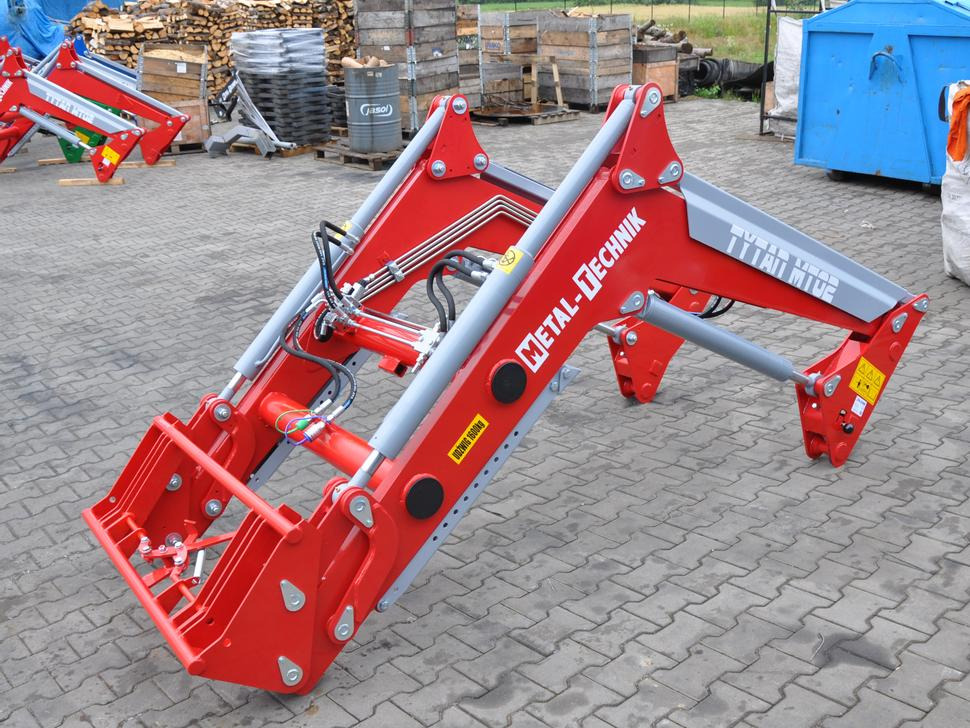 New Front loader for tractor for Attachment METAL-TECHNIK Frontlader / Front loader / Chargeur frontal / Caricatore frontale / Cargador fronta / Фронтальный погрузчик / Ładowacz czołowy Tytan MT-02: picture 12