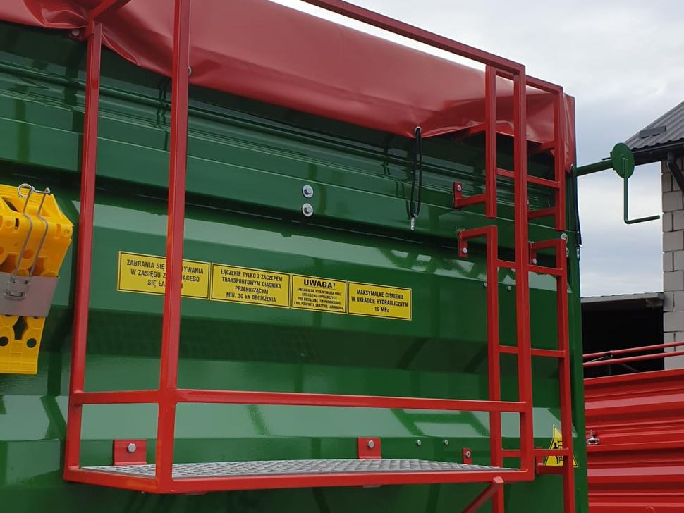 New Farm tipping trailer/ Dumper Techmont Anhänger Tandemkipper / Trailer / Remorque / Rimorchio / Remolque tándem / Прицеп монолитный двухосный тандем / Przyczepa tandem PTTCW112 12 t: picture 26