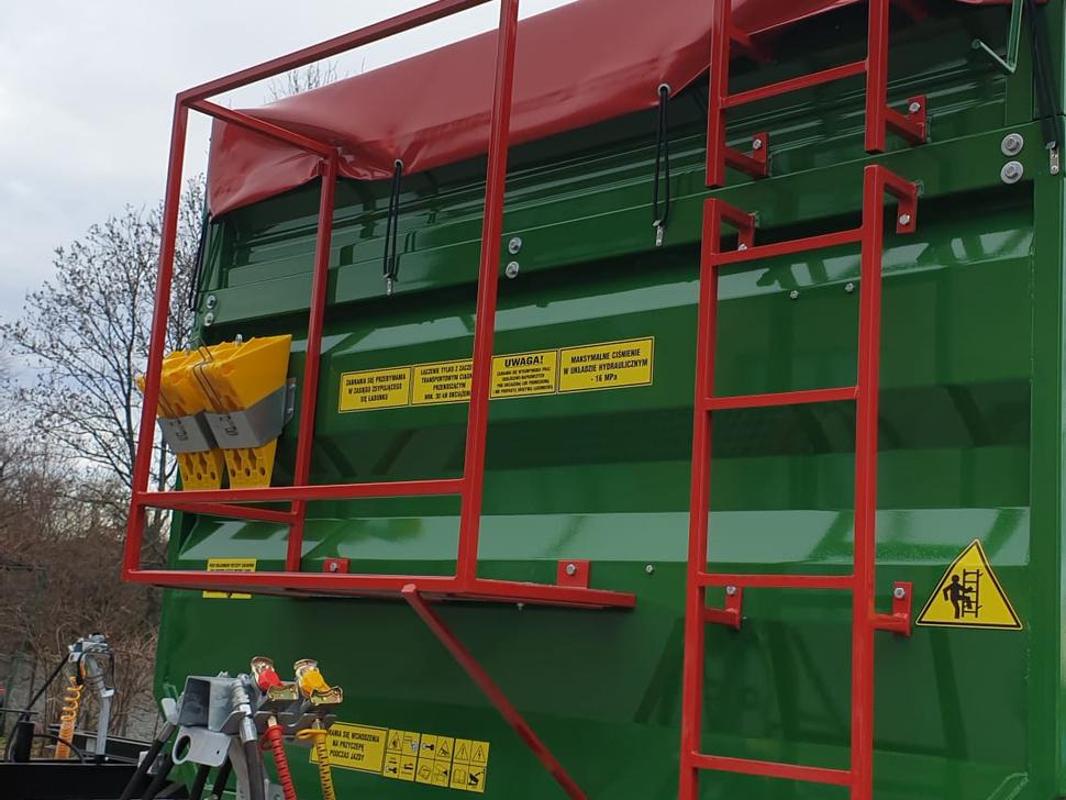 New Farm tipping trailer/ Dumper Techmont Anhänger Tandemkipper / Trailer / Remorque / Rimorchio / Remolque tándem / Прицеп монолитный двухосный тандем / Przyczepa tandem PTTCW112 12 t: picture 22