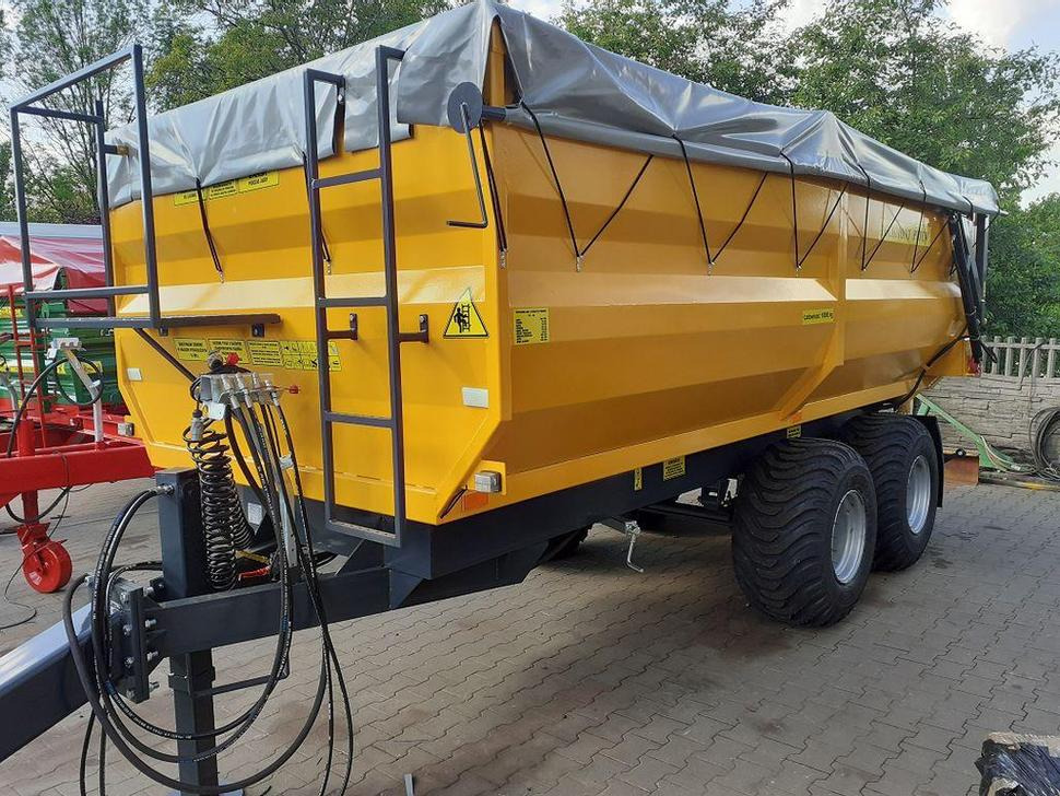 New Farm tipping trailer/ Dumper Techmont Anhänger Tandemkipper / Trailer / Remorque / Rimorchio / Remolque tándem / Прицеп монолитный двухосный тандем / Przyczepa tandem PTTCW112 12 t: picture 30