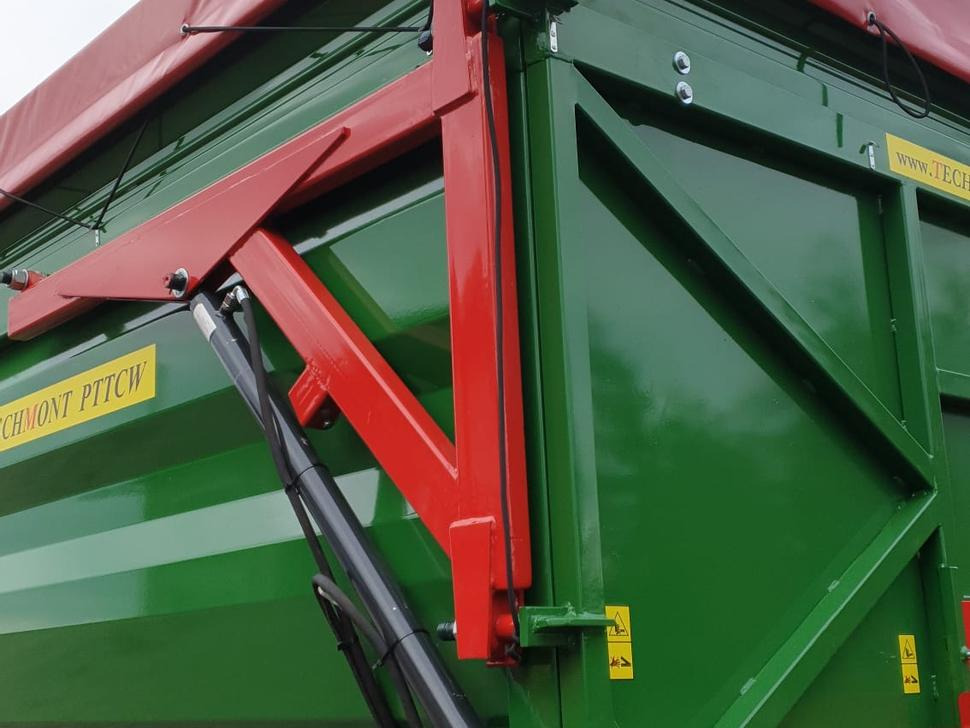 New Farm tipping trailer/ Dumper Techmont Anhänger Tandemkipper / Trailer / Remorque / Rimorchio / Remolque tándem / Прицеп монолитный двухосный тандем / Przyczepa tandem PTTCW112 12 t: picture 17