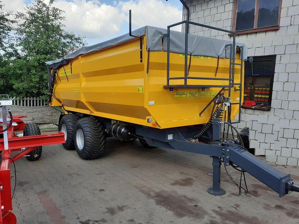 New Farm tipping trailer/ Dumper Techmont Anhänger Tandemkipper / Trailer / Remorque / Rimorchio / Remolque tándem / Прицеп монолитный двухосный тандем / Przyczepa tandem PTTCW112 12 t: picture 31