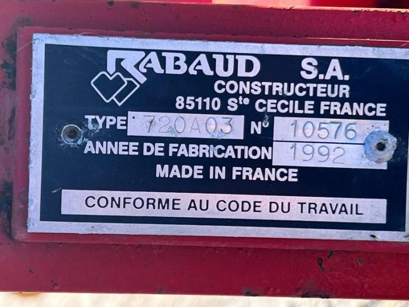 Broom RABAUD CHAMPION BALAYEUSE ALIGNEUSE AVEC BALAIS LATERAL: picture 10 Broom RABAUD CHAMPION BALAYEUSE ALIGNEUSE AVEC BALAIS LATERAL: picture 10