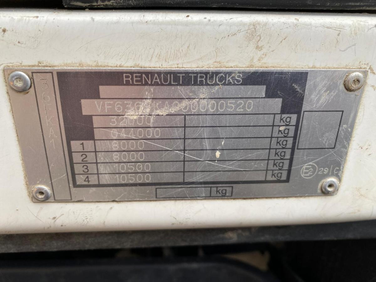 Tipper, Crane truck RENAULT KERAX 8x4 520 BIBENNE CIF GRUE CORMACH: picture 29 Tipper, Crane truck RENAULT KERAX 8x4 520 BIBENNE CIF GRUE CORMACH: picture 29