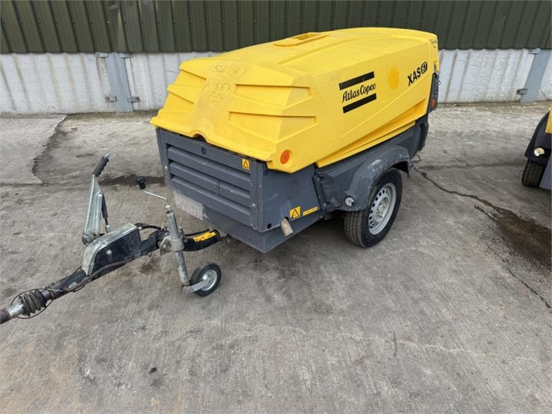 Atlas Copco XAS 67 Single Axle Trailed Compressor - Agricultural machinery: picture 1 Atlas Copco XAS 67 Single Axle Trailed Compressor - Agricultural machinery: picture 1