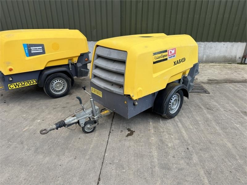 Atlas Copco XAS 68 Trailed Compressor - Agricultural machinery: picture 1 Atlas Copco XAS 68 Trailed Compressor - Agricultural machinery: picture 1