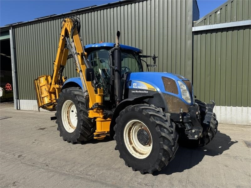 New Holland New Holland T6080 c/w Herder Cavalier Mid Mount He - Boom mower: picture 3 New Holland New Holland T6080 c/w Herder Cavalier Mid Mount He - Boom mower: picture 3